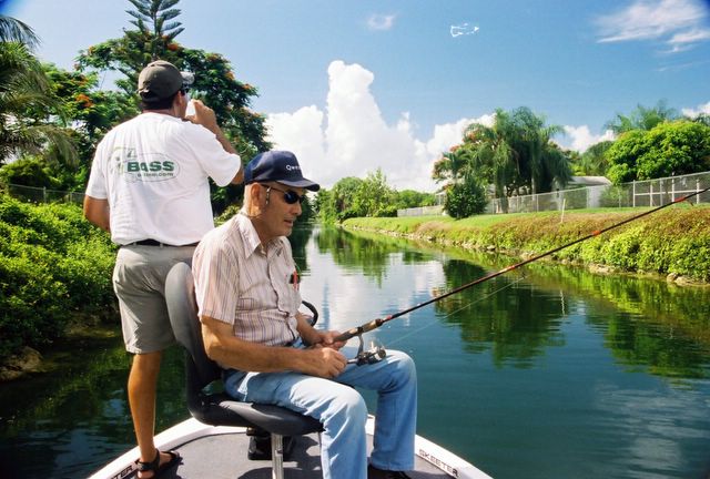 Dad fishing