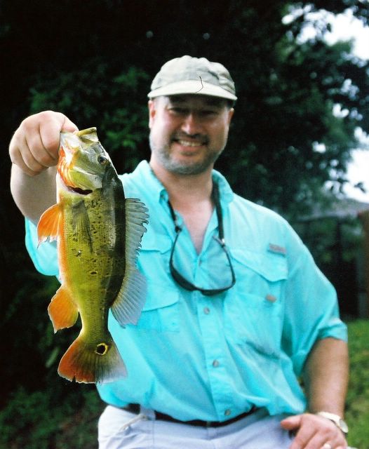 Me holding a nice Peacock Bass