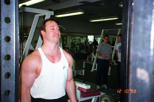 Craig doing straight bar curl